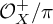 script upper O Subscript upper X Superscript plus Baseline divided by pi