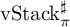backslash rm v upper S t a c k Subscript pi Superscript ♯