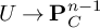 upper U right arrow upper P Subscript upper C Superscript n minus 1