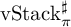 backslash rm v upper S t a c k Subscript pi Superscript ♯