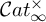 script upper C a t Subscript infinity Superscript times