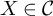 upper X element of script upper C