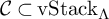 script upper C subset of backslash rm v upper S t a c k Subscript upper Lamda
