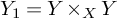 upper Y 1 equals upper Y times Subscript upper X Baseline upper Y