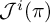 upper J Superscript i Baseline left parenthesis pi right parenthesis