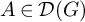 upper A element of script upper D left parenthesis upper G right parenthesis