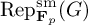 upper R e p Subscript bold upper F Sub Subscript p Superscript s m Baseline left parenthesis upper G right parenthesis