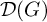 script upper D left parenthesis upper G right parenthesis
