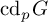 backslash operatorname c d Subscript p Baseline upper G