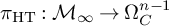 pi Subscript upper H upper T Baseline colon upper M Subscript infinity Baseline right arrow upper Omega Subscript upper C Superscript n minus 1
