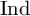 backslash operatorname upper I n d