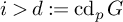i greater than d colon equals backslash operatorname c d Subscript p Baseline upper G