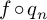f ring q Subscript n