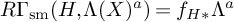 upper R upper Gamma Subscript backslash c o d e x upper F o n t upper R o m a n s m Baseline left parenthesis upper H comma upper Lamda left parenthesis upper X right parenthesis Superscript a Baseline right parenthesis equals f Subscript H Sub Superscript * Baseline upper Lamda Superscript a
