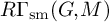 upper R upper Gamma Subscript s m Baseline left parenthesis upper G comma upper M right parenthesis