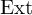 backslash operatorname upper E x t