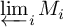backslash varprojlim Subscript i Baseline upper M Subscript i