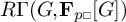 R Gamma open parenthesis G comma F sub p box open bracket G close bracket close parenthesis