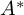 upper A Superscript asterisk