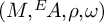 left parenthesis upper M comma Superscript upper E Baseline backslash exclamation mark upper A comma rho comma omega right parenthesis