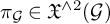 pi Subscript script upper G Baseline element of upper X Superscript and 2 Baseline left parenthesis script upper G right parenthesis