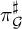 pi Subscript script upper G Superscript ♯