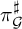 pi Subscript script upper G Superscript ♯