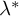 lamda Superscript asterisk