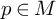p element of upper M