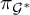 pi Subscript upper G Sub Superscript asterisk