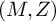 left parenthesis upper M comma upper Z right parenthesis