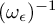 left parenthesis omega Subscript epsilon Baseline right parenthesis Superscript negative 1