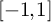negative 1 comma 1