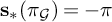 bold s Subscript asterisk Baseline left parenthesis pi Subscript script upper G Baseline right parenthesis equals negative pi