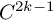upper C Superscript 2 k minus 1