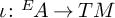iota colon Superscript upper E Baseline backslash exclamation mark upper A right arrow upper T upper M