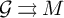 script upper G right paired arrows upper M