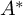 upper A Superscript asterisk