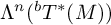 upper Lamda Superscript n Baseline left parenthesis Superscript b Baseline upper T Superscript asterisk Baseline left parenthesis upper M right parenthesis right parenthesis