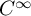 upper C Superscript infinity