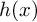 h left parenthesis x right parenthesis