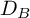 upper D Subscript upper B
