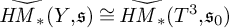 H M star open parenthesis Y comma s close parenthesis is approximately H M star open parenthesis T cubed comma s sub zero close parenthesis