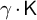 gamma dot sans serif upper K