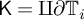 sans serif upper K equals amalgamation or coproduct partial differential upper T Subscript i
