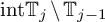 i n t upper T Subscript j divided by upper T Subscript j minus 1