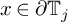 x element of partial differential upper T Subscript j
