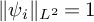 StartMetric psi Subscript i Baseline EndMetric Subscript upper L squared Baseline equals 1