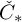 ̌ upper C Subscript asterisk