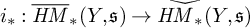 i sub star colon H M bar sub star open parenthesis Y comma s close parenthesis approaches H M hat sub star open parenthesis Y comma s close parenthesis